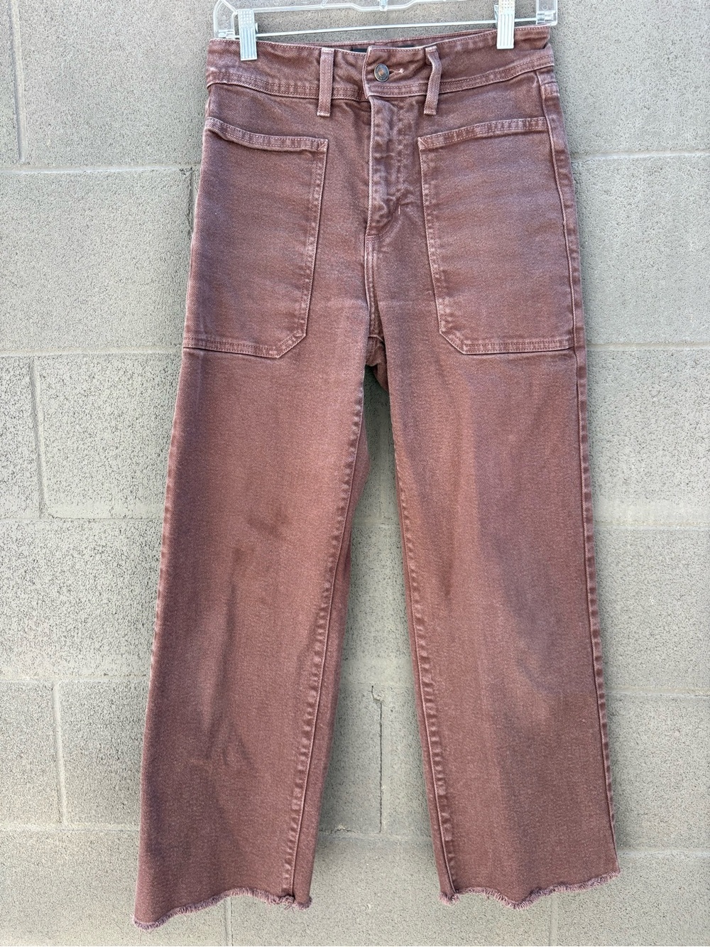 Just Black Women's Straight-Leg Jeans in Rust